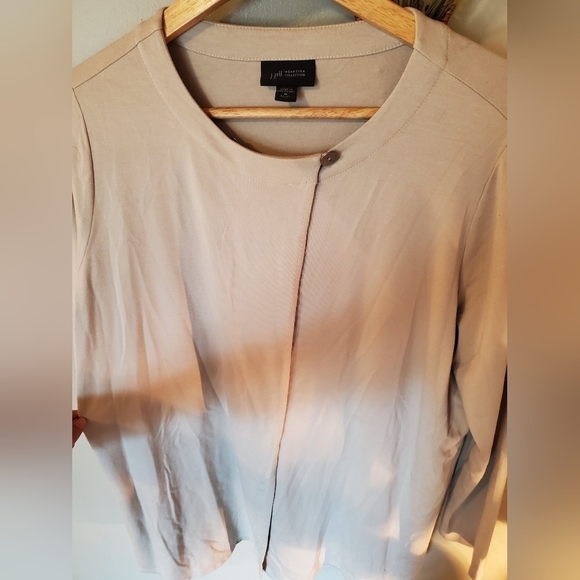 J Jill Tan Stretch Cardigan - Picture 4 of 8